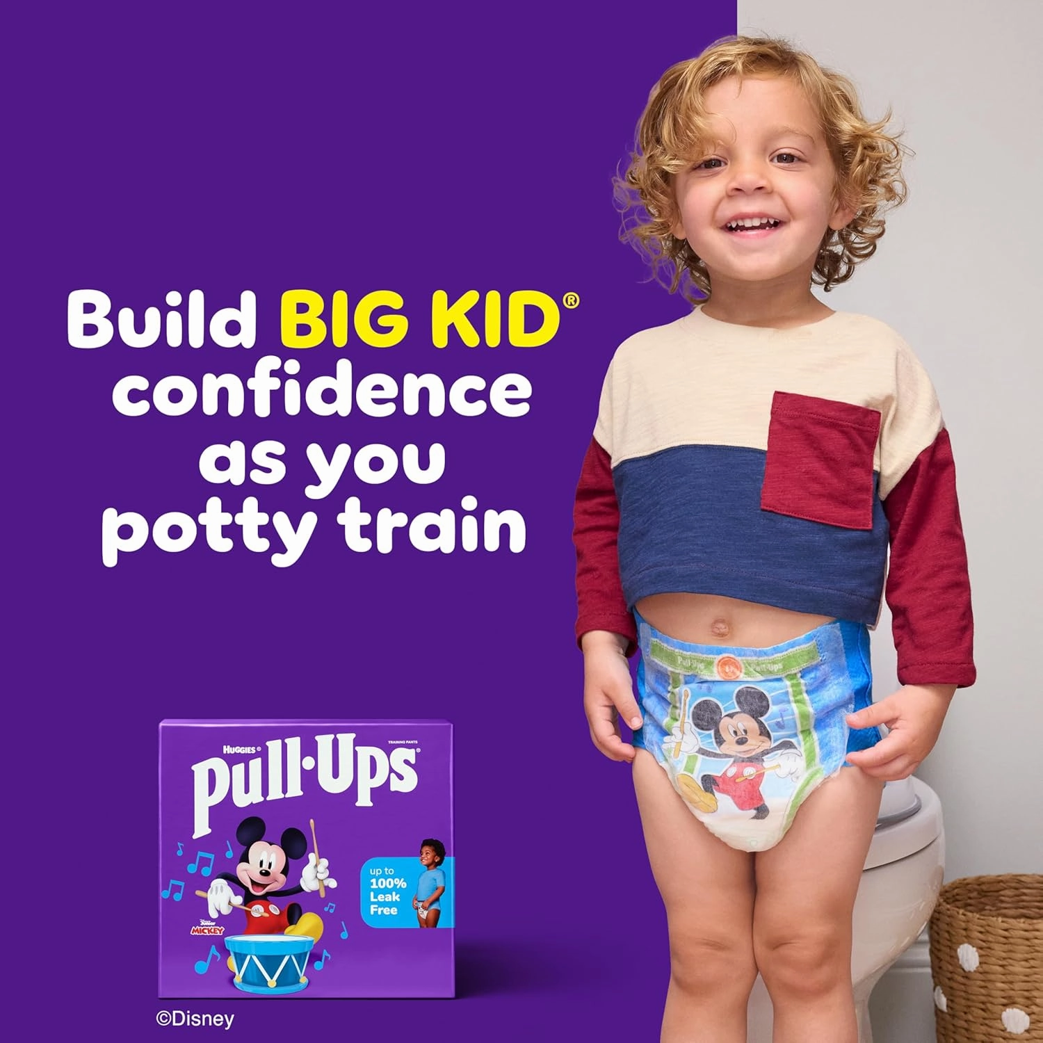 Pull-Ups Boys' Potty Training Pants, Size 3T-4T Training Underwear (32-40 lbs), 66 Count
