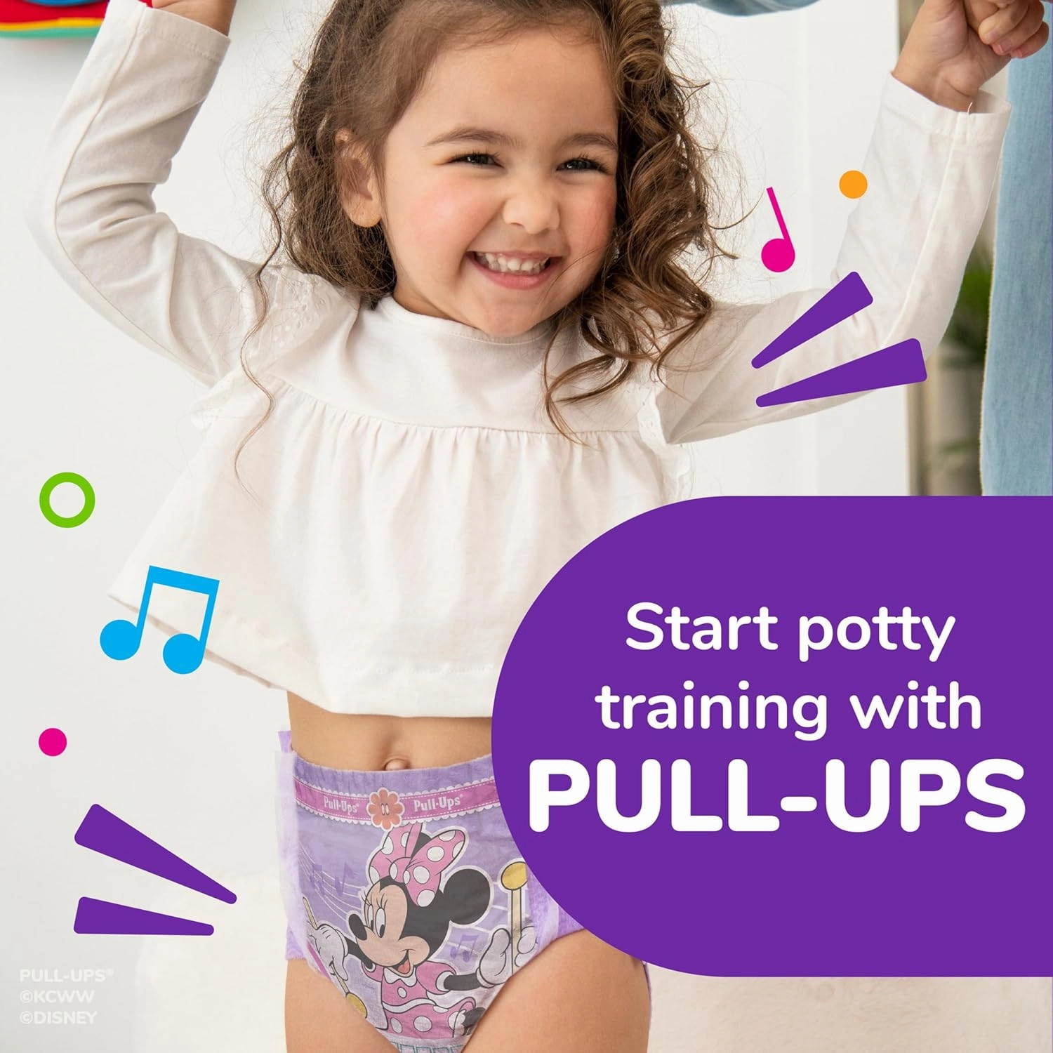 Pull-Ups Girls' Potty Training Pants, Size 5T-6T Training Underwear (46  lbs), 80 Count (2 Packs of 40)