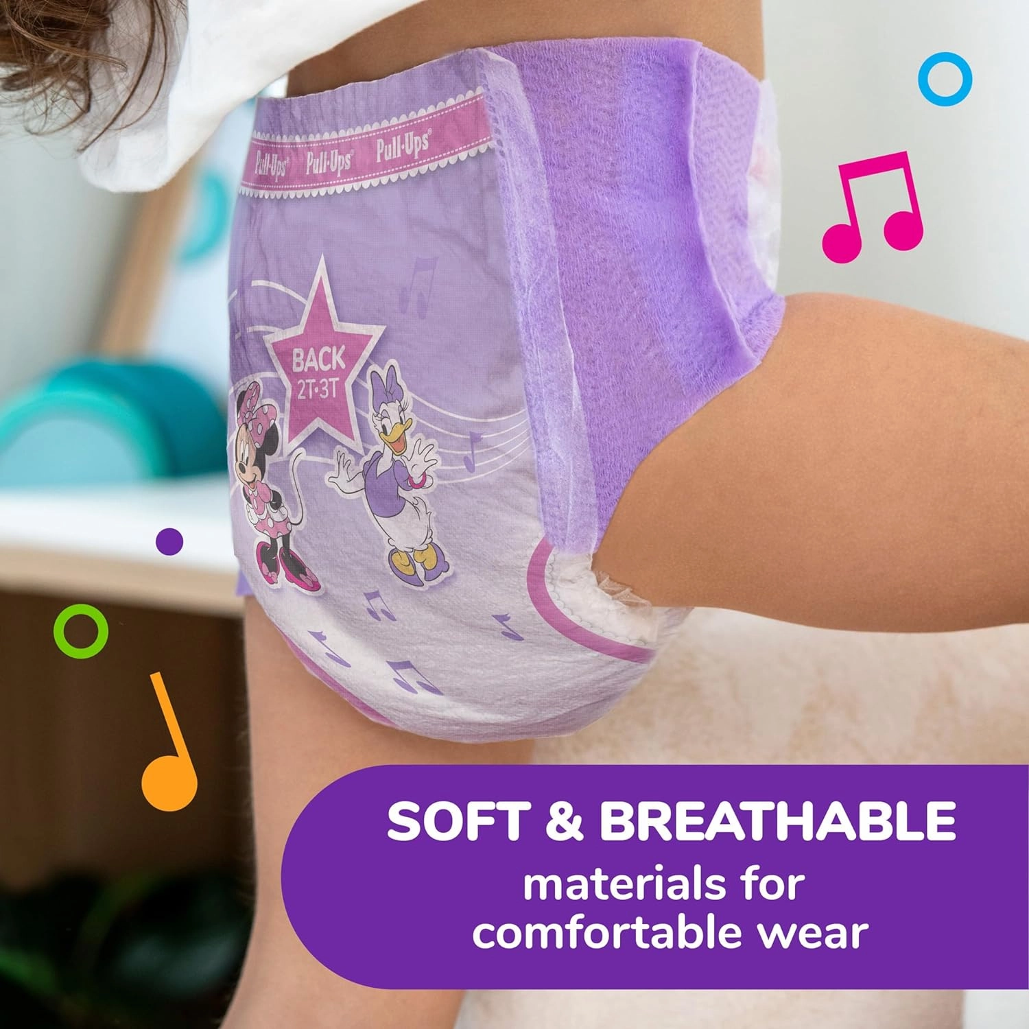 Pull-Ups Girls' Potty Training Pants, Size 5T-6T Training Underwear (46  lbs), 80 Count (2 Packs of 40)