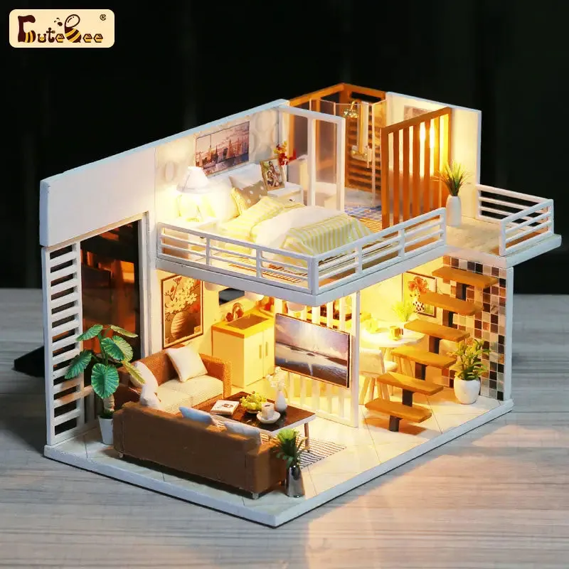 "Simple and Elegant" Miniature Dollhouse Kit