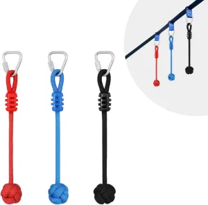 Rainbow Craft Ninja Warrior Slackline Ninja Fist Holds - Kids Ninja Backyard Ninja Training Equipments, Ninja Accessories for Ninja Warrior Obstacle Course, Ninja Fists, 3-Pack Monkey Boxing Hold