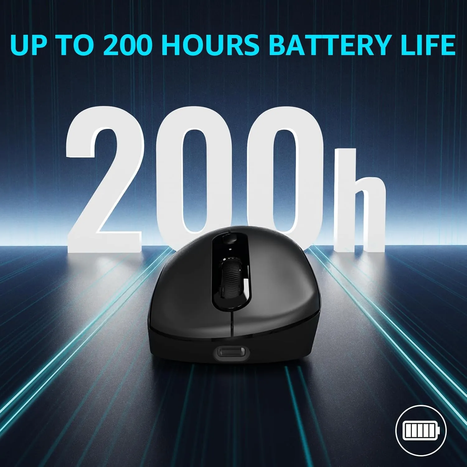 Rapoo VT3PRO MAX Wireless Gaming Mouse, 59g Superlight, 8KHz Polling, PAW 3950 Ultimate Optical Sensor, 30K Independent X/Y DPI, 1 8 Programmable Buttons, 200H Battery Life, Classic Shape, PC, Black