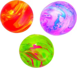 Raymond Geddes Abstract Painted Stress Balls for Kids (Pack of 12) - 3 Color Styles Squishy Stress Relief Toys