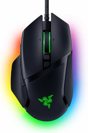 Razer Basilisk V3 Customizable Ergonomic : Fastest Gaming Mouse Switch Chroma RGB Lighting 26K DPI Optical Sensor - 11 Programmable Buttons HyperScroll Tilt Wheel Classic Black (Renewed)