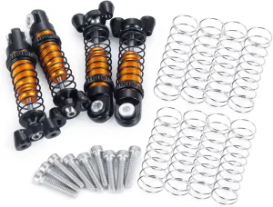 Rc Shock Absorber For Jimny For MINI-Z For Kyosho 4×4 1/18 4Pcs 37mm Metal Adjustable Shock Absorber Damper RC Tracked Vehicle Parts Accessories Replacement Use