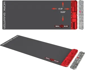 Real Avid Smart Mat Options - Choose 47.25”x19.5” XXL Mat or 43"x16" Universal Smart Gun Mat - Gun Oil Resistant, Non-Slip, Padded Rifle Cleaning Mat