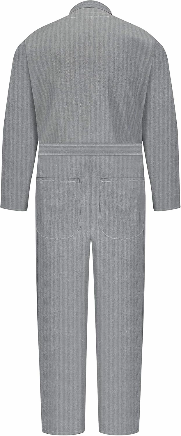 Red Kap mens Button Front Cotton Coverall