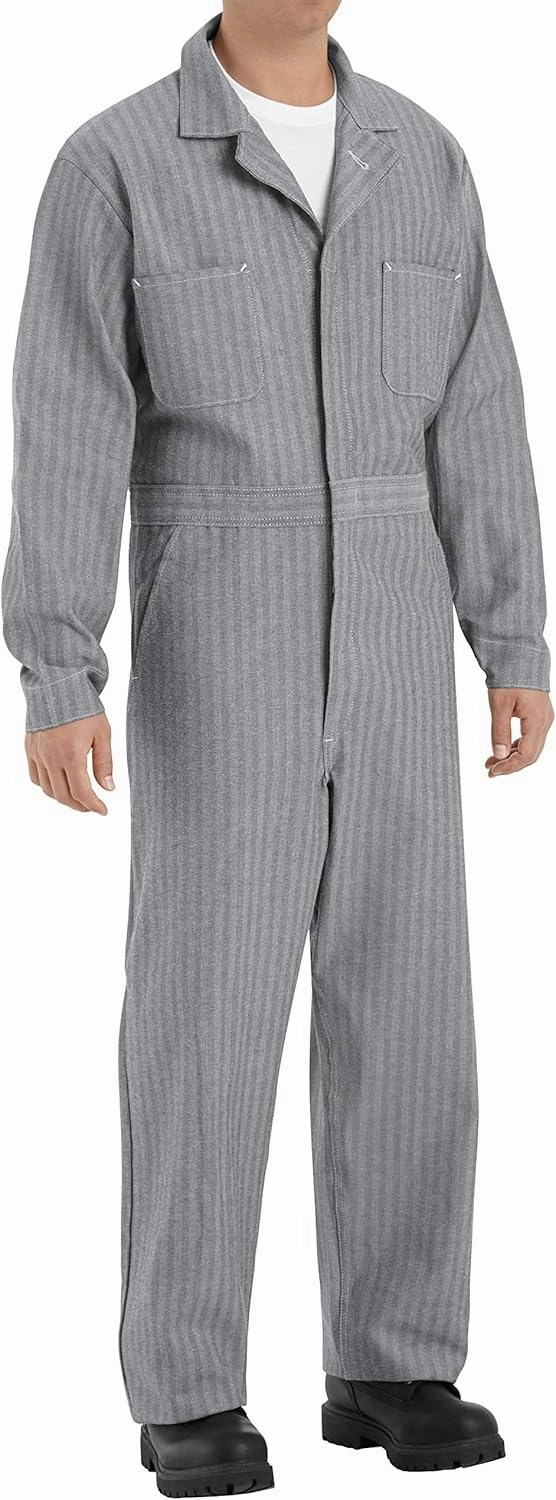 Red Kap mens Button Front Cotton Coverall