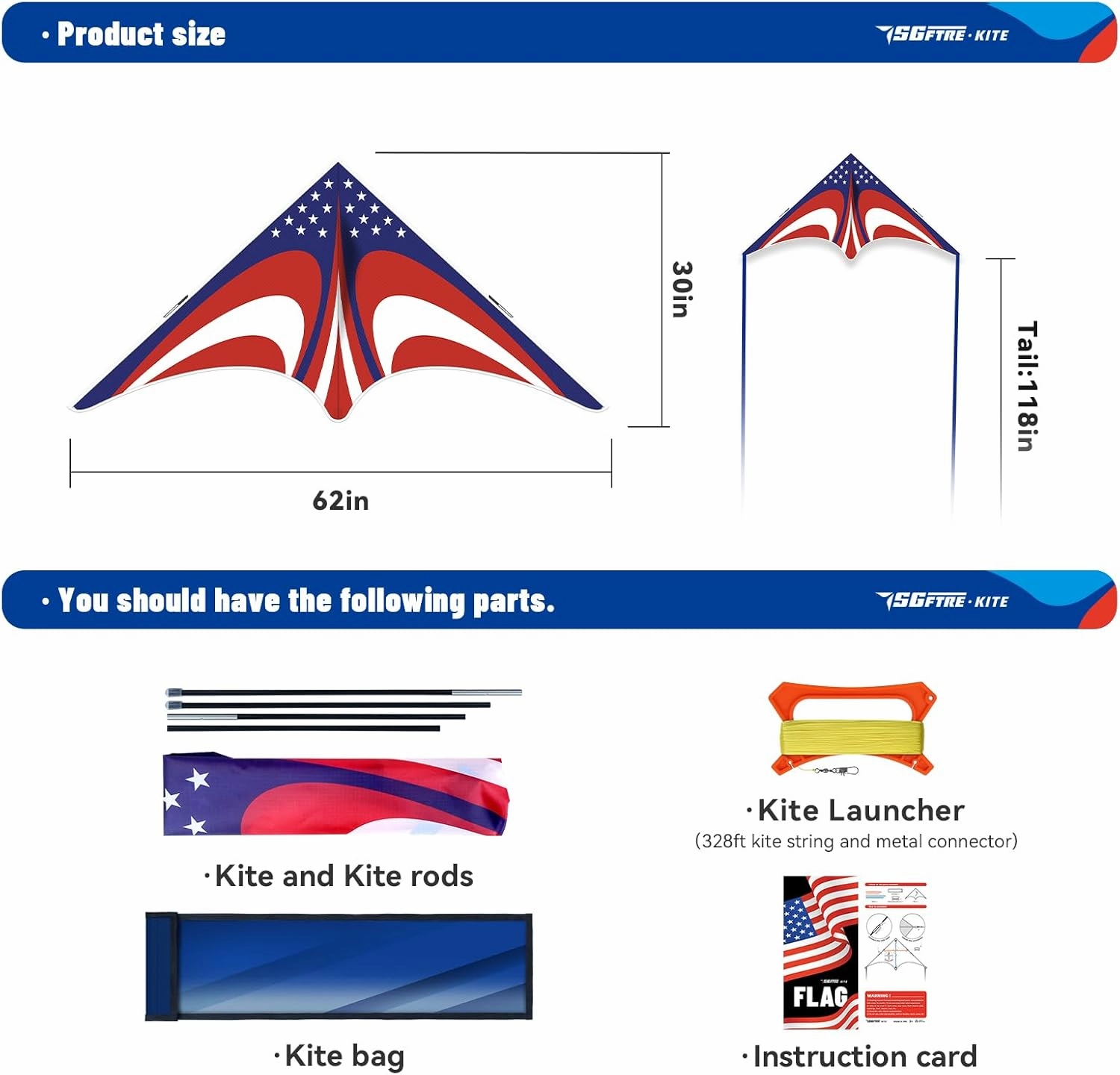 Red Large Delta Kites Flying Toys for Kids & Adults Easy to Fly