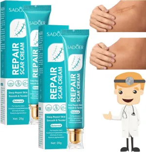 Repair Scar Cream,Scar Cream Face, Professional Repair Gel with Natural Herbal Formula, Removal for Both New and Old, Deep Skin Repair (2)