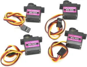 Replacement Part For 4pcs/lot Lofty Ambition MG90S 9g Metal Gear Upgraded SG90 Digital Micro Servos For Smart Vehicle Helicopter Boart Car