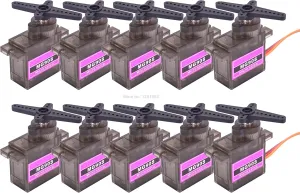 Replacement Part For MG90S 9g Metal Gear Mini Rc Servo Upgraded SG90 Micro Servos For Smart Vehicle Helicopter Boat Car - (Color: 1PCS)