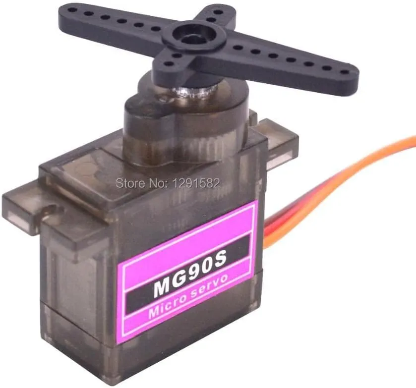 Replacement Part For MG90S 9g Metal Gear Mini Rc Servo Upgraded SG90 Micro Servos For Smart Vehicle Helicopter Boat Car - (Color: 1PCS)