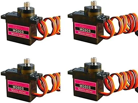 Replacement Part For TCP 4X Smart Electronics Rc Mini Micro 9g 1.6KG Servo SG90 For Airplane Aeroplane 6CH Rc Helcopter Kds Esky Align Helicopter - (Color: 4PCS MG90 360degree)