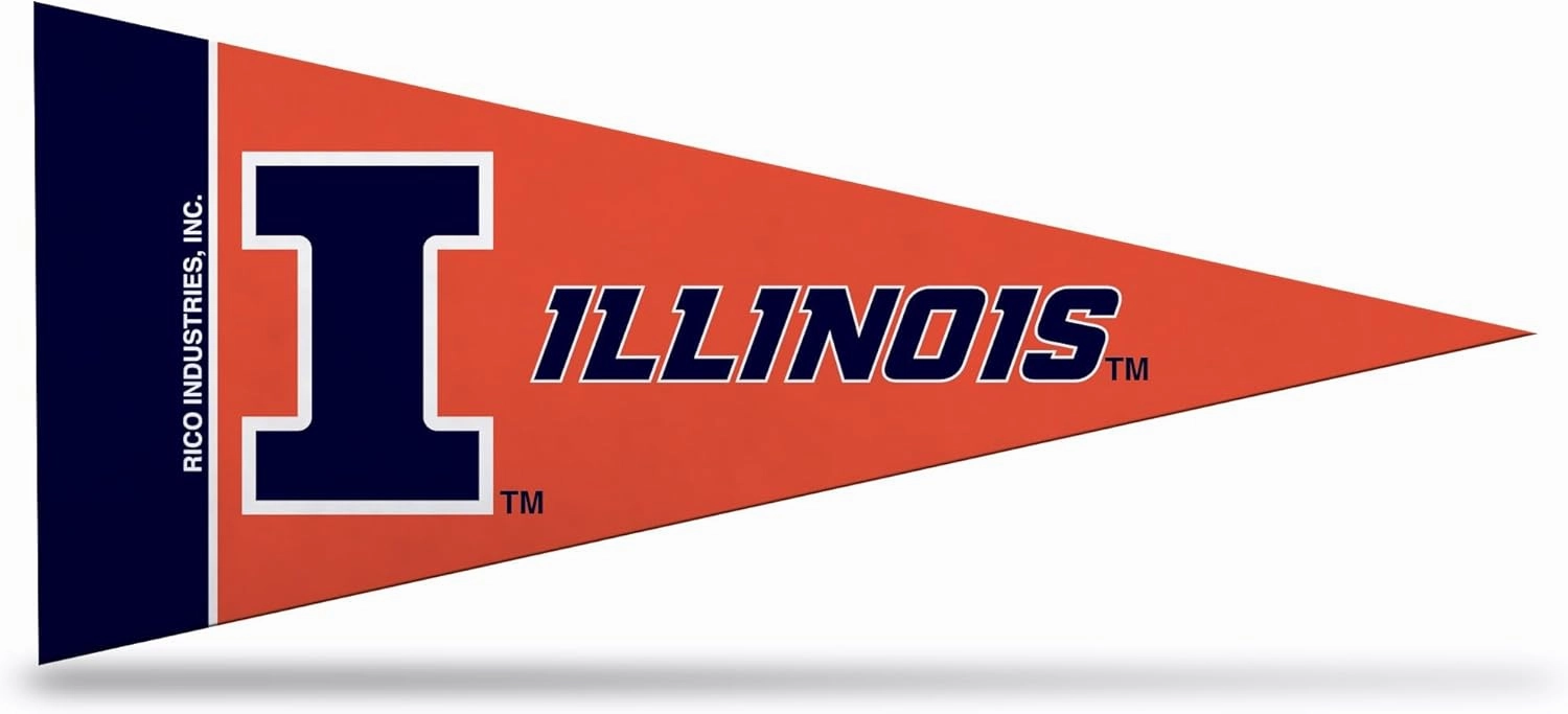 Rico Industries NCAA Mini Pennant Set 4" x 9" Felt Mini Pennant Team Set (Includes 8 Pieces)