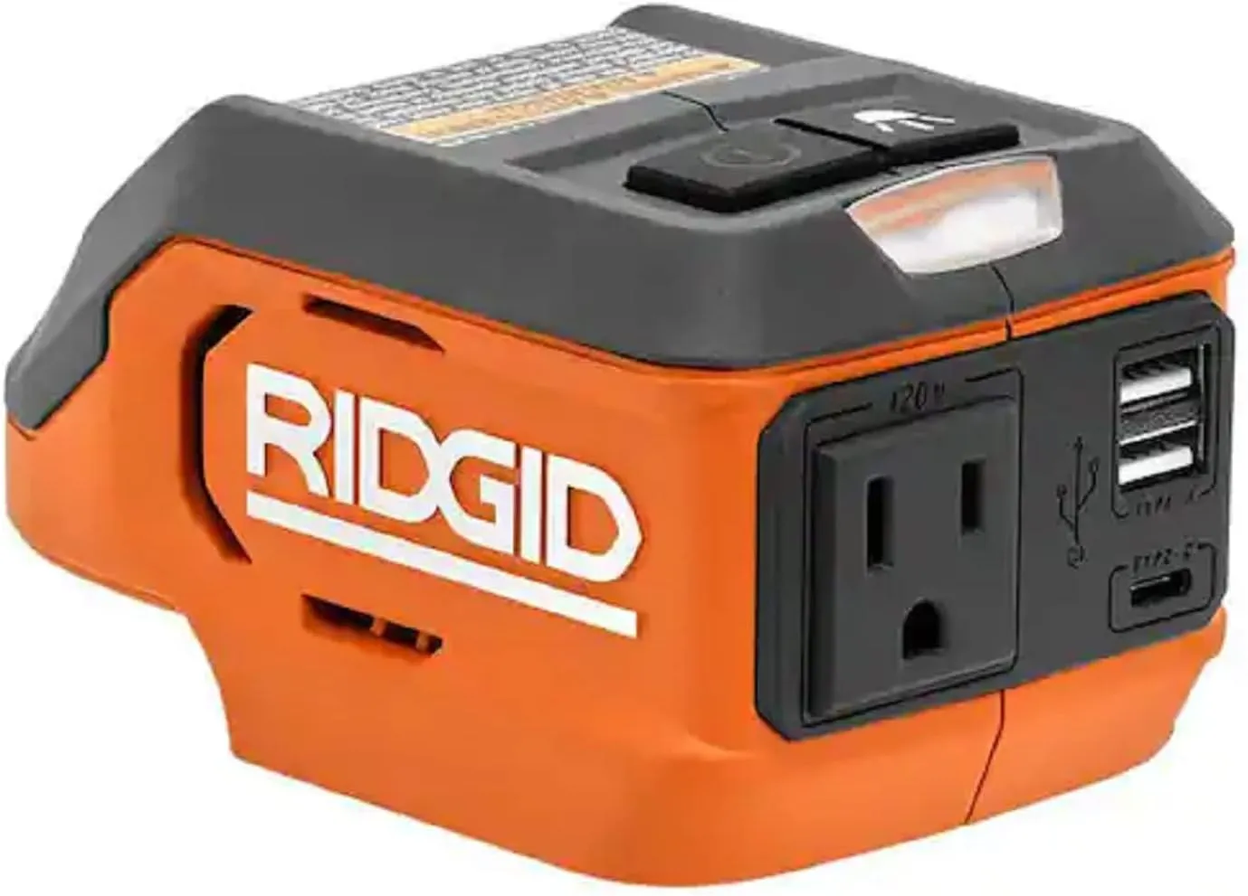 RIDGID 18V 175 Watt Power Inverter Car Boat Home Office