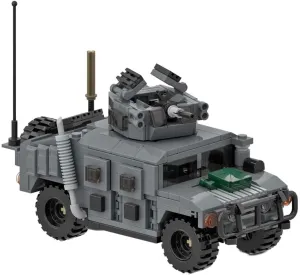 RIDID Modern Military Vehicle Building Kit, 364PCS Army Armored Car Model Assembly Sets, Creative Truck Vehicle Toys Christmas Gifts for Kids Adults