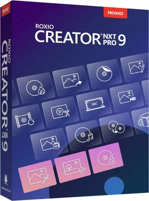 Roxio Creator NXT Pro 9 | Multimedia Suite   Photo Editor and CD/DVD Disc Burning Software [PC Disc]