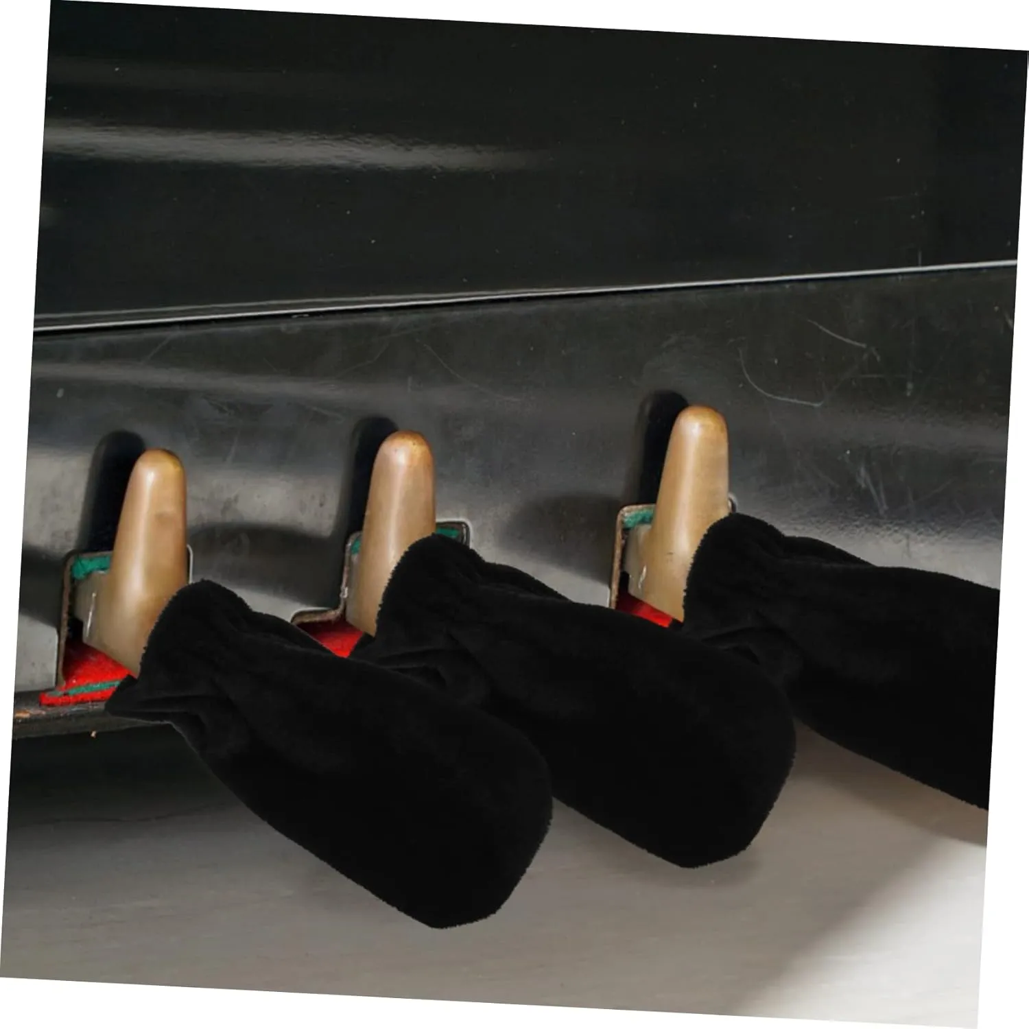 SAFIGLE Sets Piano Foot Sustain Pedal Covers Protective Sleeves for Piano Pedal Soft Comfortable Reusable Sleeves
