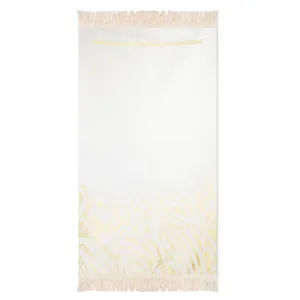 Salah Prayer Mat - Calligraphy - Beige