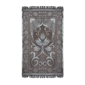 Salah Prayer Mat - Floral - Brown