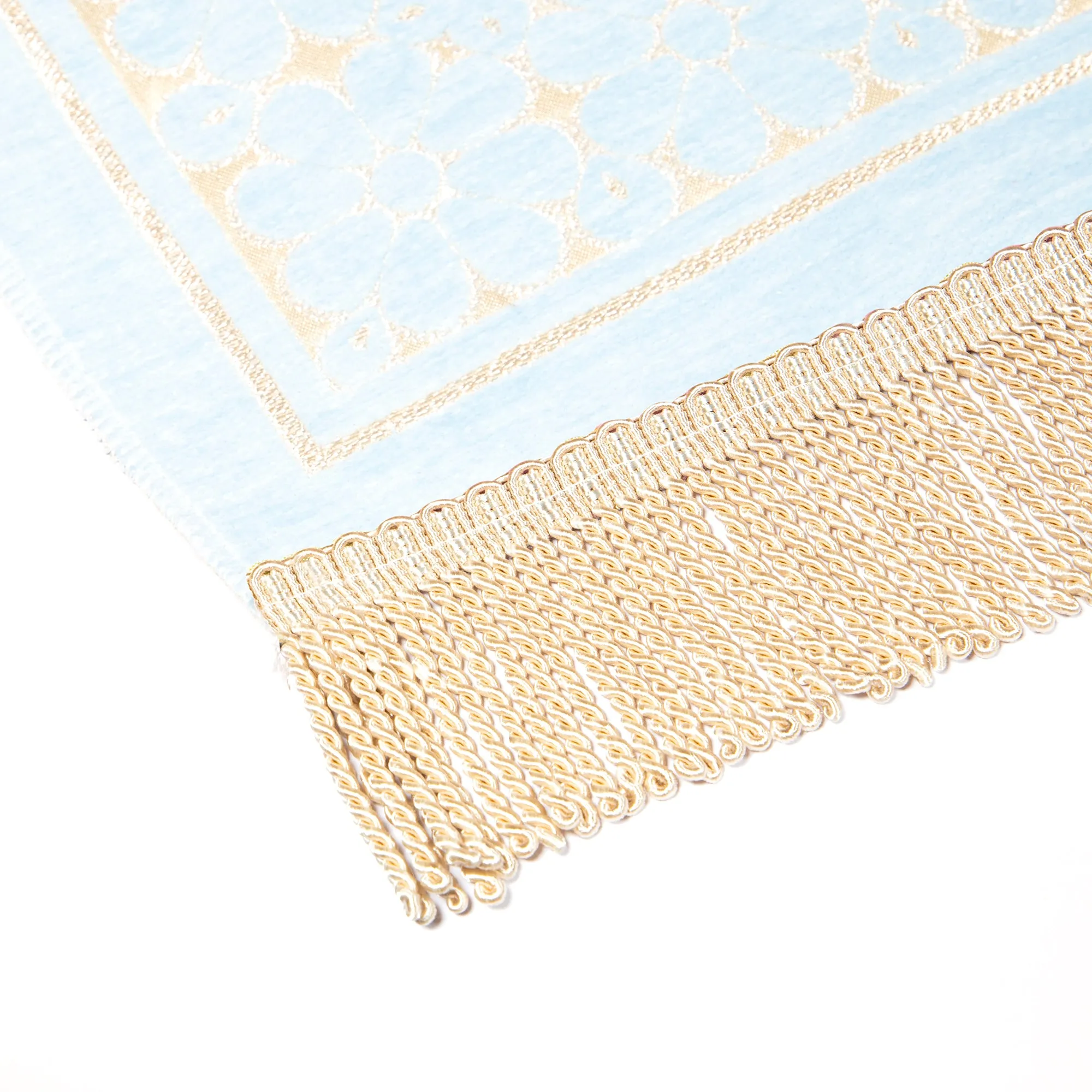 Salah Prayer Mat - Geometric Mosaic - Baby Blue