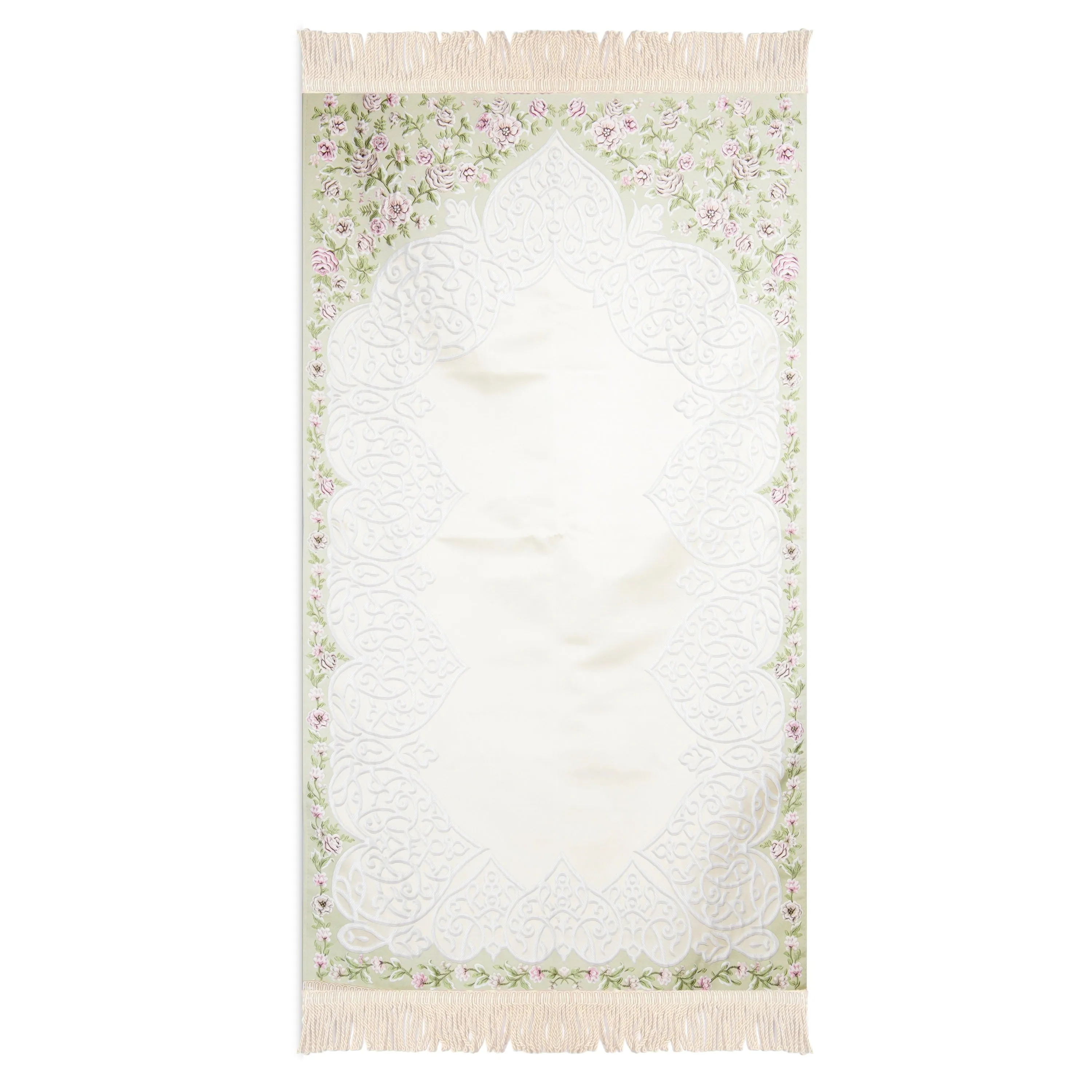 Salah Prayer Mat - Majestic Floral - Green