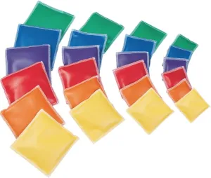 S&S Worldwide 4" Inch Spectrum Vinyl Square Beanbags (Set of 12)
