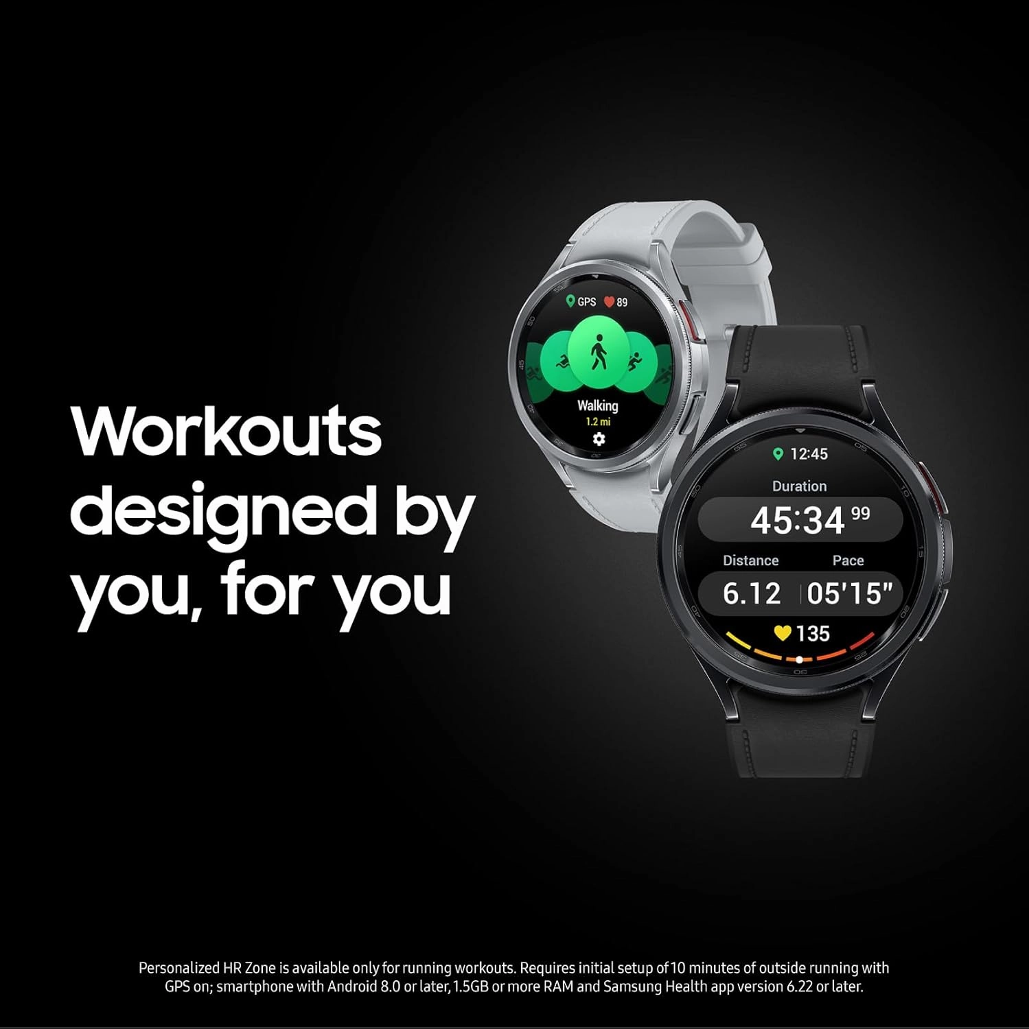 SAMSUNG Galaxy Watch 6 Classic 47mm LTE , Rotating Bezel, Fitness Tracker, Personalized HR Zones, Advanced Sleep Coaching, Heart Monitor, BIA Sensor for Health Insights, US Version, Black (Renewed)