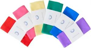 Sarah's Silks Mini Playsilks | Solid Colors | Creative Waldorf Toys for Education and Open-Ended Play (Set of 6 Primary)