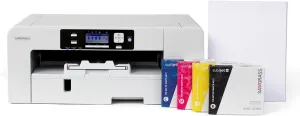 Sawgrass SG1000 Sublimation Printer Starter Bundle | Includes Professional Dye-Sublimation Printer, SubliJet UHD Inks & TruePix Sublimation Paper | Wi-Fi Connectivity | Create Custom Designs