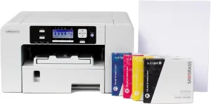 Sawgrass SG500 Sublimation Printer Starter Bundle | Includes Professional Dye-Sublimation Printer, SubliJet UHD Inks & TruePix Sublimation Paper | Wi-Fi Connectivity | Create Custom Designs