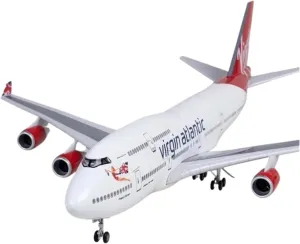 Scale 1 150 for 47CM B747 Aircraft Model with Stand Display Airliner Collectible Model for Toys(No lamp)