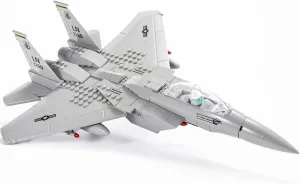 SEMKY Military F-15 Eagle Fighter Jet Air Force Building Block Set (262 Pieces) Toys Gifts for Military Fans and Kid