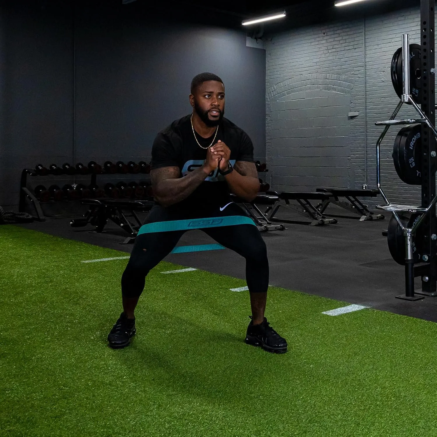 Serious Steel Fitness Fabric Mini Loop Non-Slip Resistance Band Set | Warm-Up, Physical Therapy, Glute Training, Speed and Agility Exercise Bands