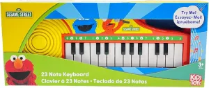 Sesame Street 23 Note Electronic Keyboard - Learn to Play Piano Music Education for Kids and Preschoolers Ages 3 