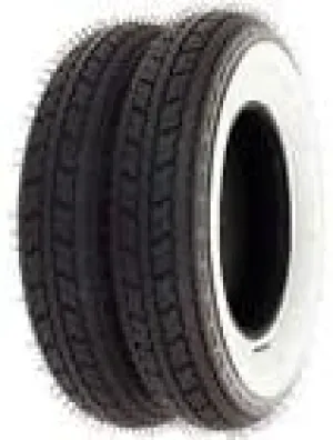 Shinko SR550 Street White Wall Tire Set - Compatible with Honda Z50A/R - 1968-1999 - Tires Only