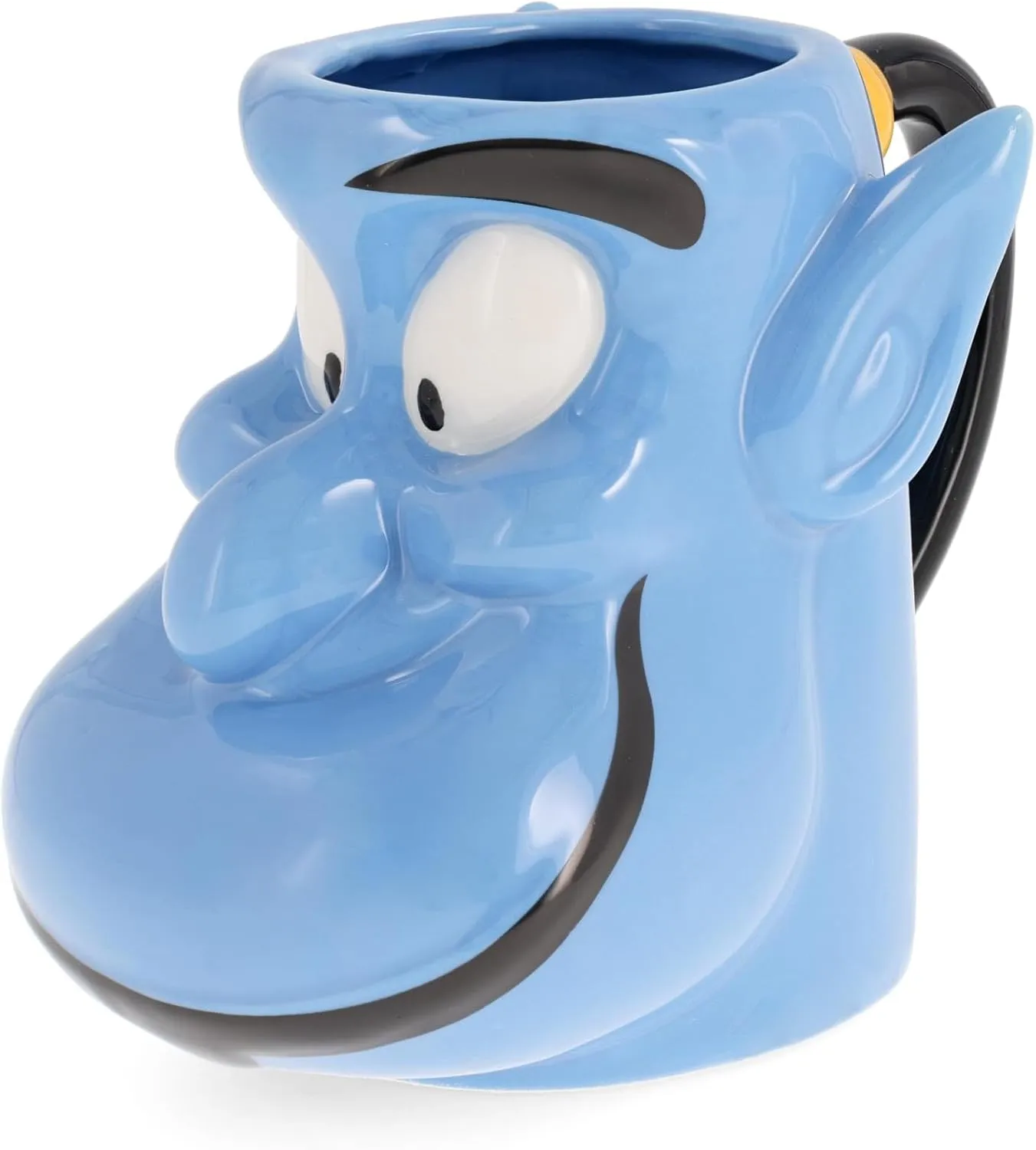 Silver Buffalo Disney Aladdin Genie Ceramic 3D Sculpted Mug, 22 Ounces