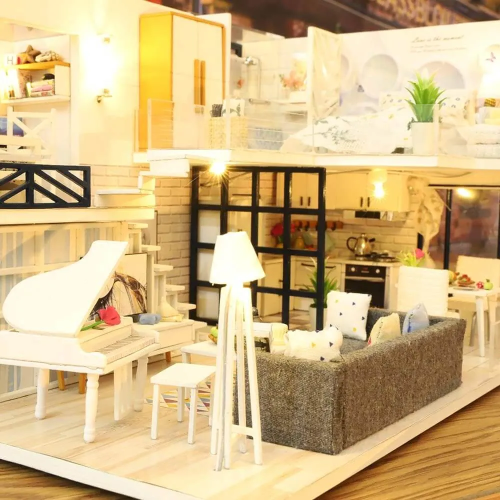 Simple Life House DIY Miniature Dollhouse Kit(10004)