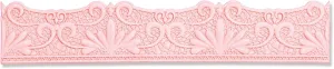 Sizzix 3-D Impresslits Embossing Folder Lace Border by Kath Breen, 665744, Multicolor
