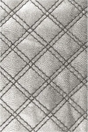 Sizzix 3-D Texture Fades Embossing Folder Quilted by Tim Holtz, 665734, Multicolor