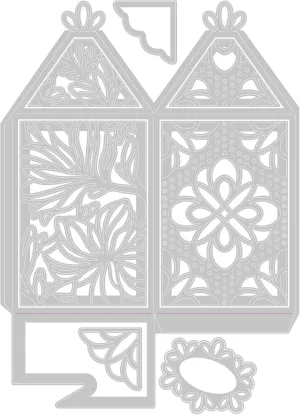 Sizzix Decorative Favour Box, Multicolor