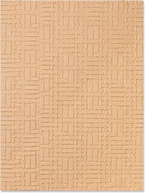 Sizzix Sizzx 3-D Textured Impressions Embossing Folder Woven Leather by Eileen Hull | 665916 | Chapter 3 2022, Multicolor