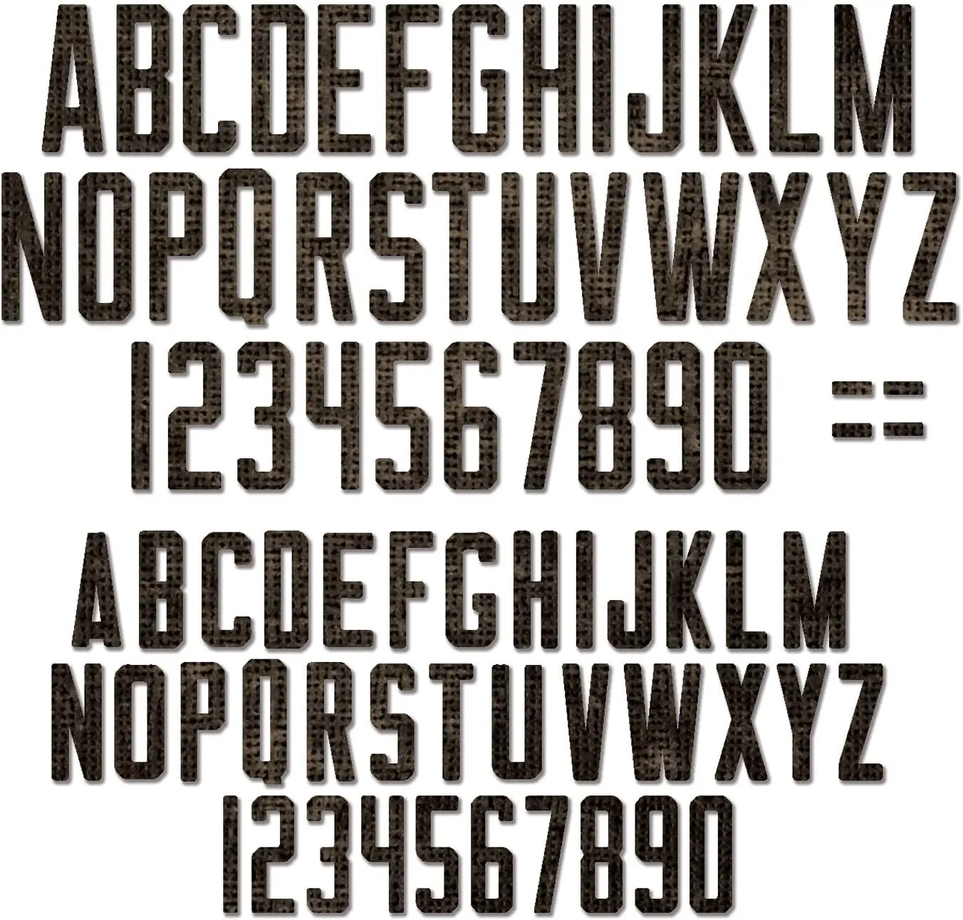 Sizzix Sizzx Thinlits Die Set 73PK Alphanumeric Theory by Tim Holtz | 665924 | Chapter 3 2022, 73 Count (Pack of 1), Multicolor