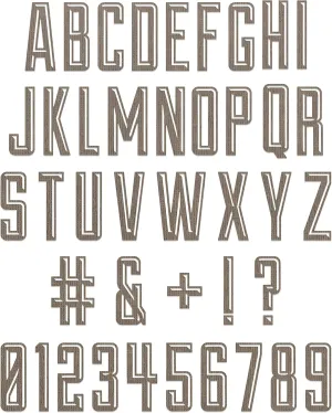 Sizzix Thinlits Die Set 41PK Alphanumeric Emporium by Tim Holtz, 666282, Multi-Colour