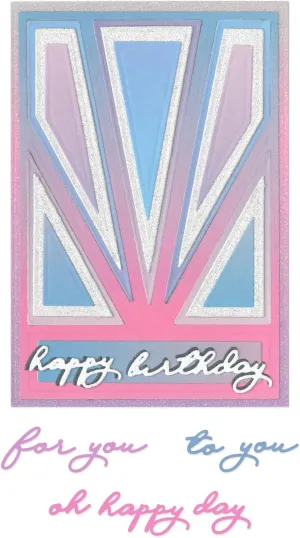 Sizzix Thinlits Die Set - Cosmopolitan, Refined Rays by Stacey Park