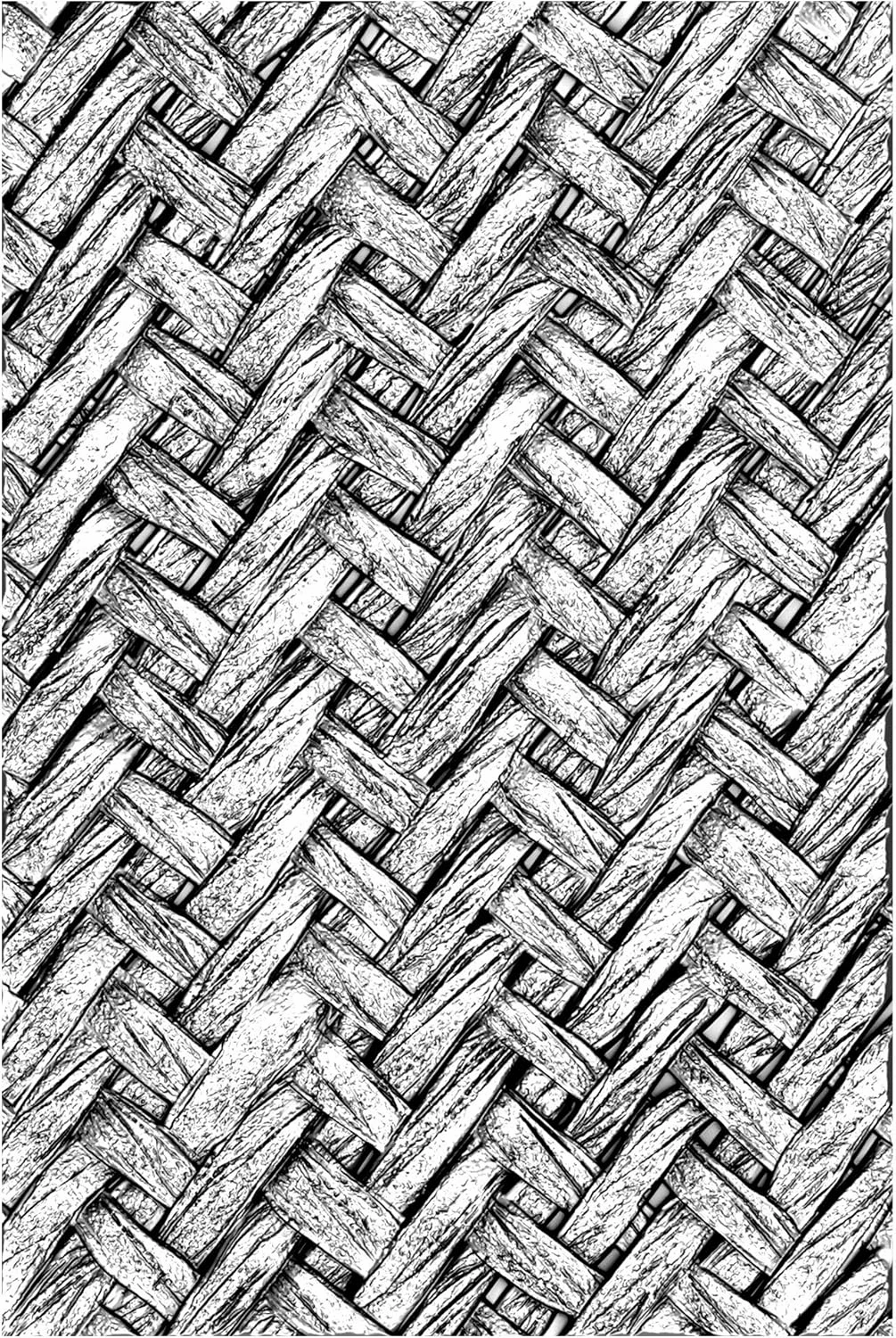 Sizzix 3D Texture Fades Embossing Folder 664759 Intertwine by Tim Holtz One Size, Multicolor