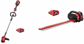SKIL 40V String Trimmer, Hedge Trimmer & Charger Kit - 15" Trimmer, 24" Hedge Trimmer, 2 Batteries & Charger