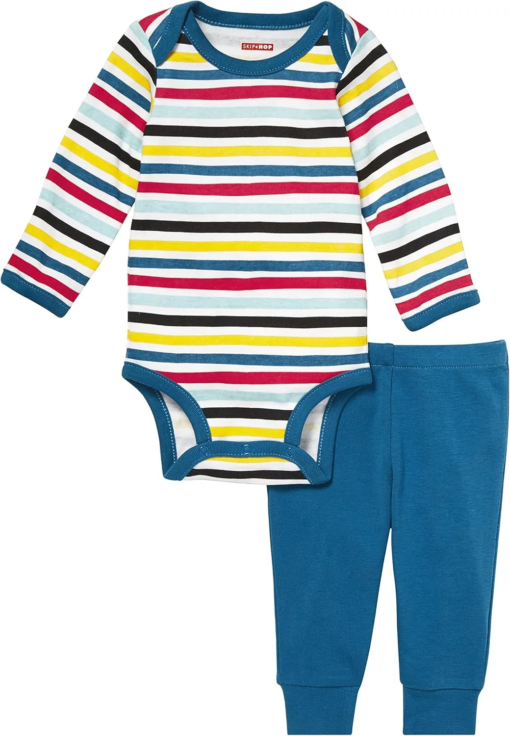 Skip Hop baby-girls Baby Says Long Sleeve Bodysuit & Pant Set