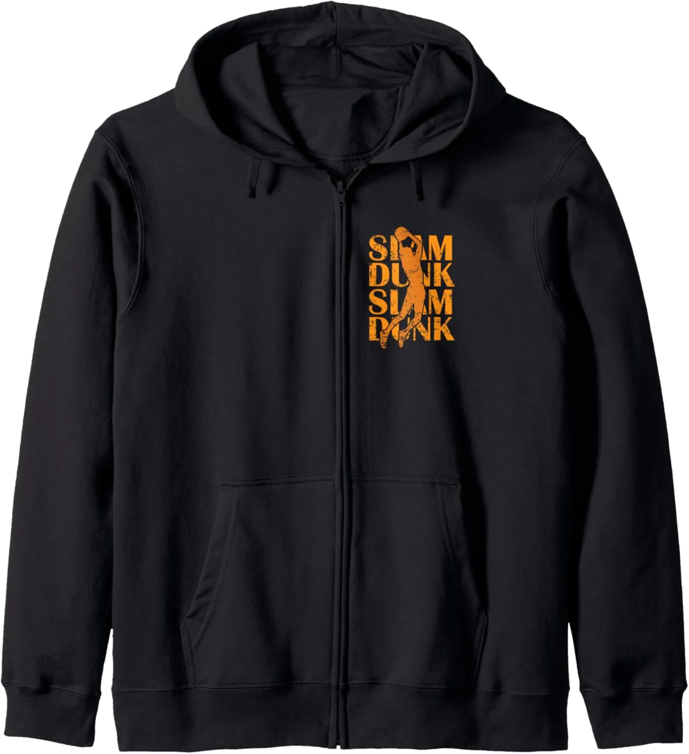 Slam Dunk Showdown in aerial Combat Zip Hoodie